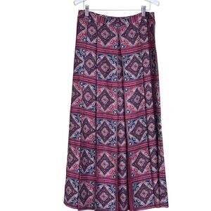 Country Surburbans vintage pleated maxi skirt, Americana, preppy, western, 80s